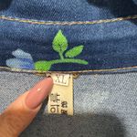 Floral Denim Button Photo 10