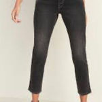 Old Navy  power straight high rise button fly jeans size 8 Photo 0