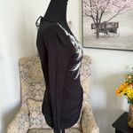 BCBGMAXAZRIA Miley Cyrus Charcoal Gray Knit Top Photo 3