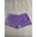 Way To Celebrate Halloween Velour Sweat Shorts Womens Size 2X Purple Soft NWT Photo 6