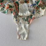Victoria's Secret Vintage Victoria’s Secret Floral Satin Teddy Bodysuit – Women’s Medium Lingerie Photo 5