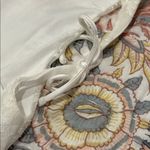 Tiger Mist  Campbell White Lace Shoulder Tie Crop Top Photo 6