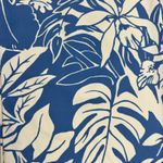 J. McLaughlin Newport Capri Pants Blue White Tropical Monstera Size M Photo 13