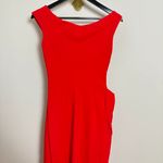 Chiara Boni  Tekkan Sleeveless Rosette Mermaid Gown Size in Geranium IT 40 / US 4 Photo 9