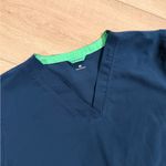 Carhartt Navy Blue Scrub Top Women Medium Photo 1