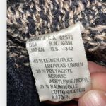 Vintage Laurel by Escada Linen Cotton Knit Navy cream print Jumper Sweater small Blue Photo 3