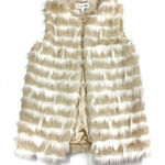 Forever 21 Ivory Long Faux Fur Vest Photo 0