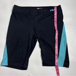 FILA  Women's  Athletic Sporty Workout  Athleisure Two Color Bike Shorts Sz L Photo 4