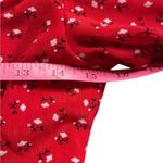 Sundae Muse Archie Red Floral Mini Peasant Dress size 8 Photo 10