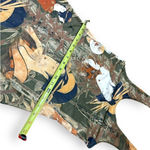 Vintage The Attic Neutral Brown Y2K Japan Art Print Midi Dress Photo 5