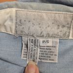 90s Vintage Embellished Denim Snap Button Up Shirt Light Wash Size Small Blue Photo 2