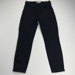 Everlane  High Rise Black Ankle Jeans Stretch Five Pocket 26" Inseam Size 28 Photo 2