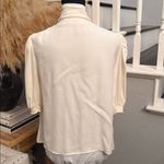 Reformation  Joelle Tie Neck Button-Up Blouse Top Size Small Photo 5