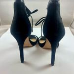 Gianni Bini  Black Suede Tie Up Heels Photo 3