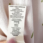 Free People x Revolve Abbie Mini Dress Cream Green Dot Bow Tie Puff Sleeve Size Photo 9