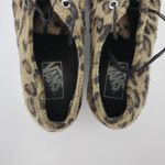 Vans  Leopard Animal Print Fuzzy Platform Ribbon Laces Size M6.0/W7.5 Photo 8