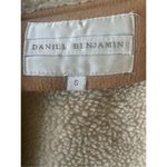 Daniel Benjamin Faux Leather Sherpa Lined Embroidered Boho Style Jacket Size Sma Tan Photo 12