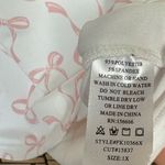 Free People Free Kisses White And Pink Bow Print Tank Top Size 1X Photo 4