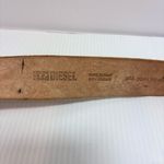 Diesel  Vintage 100% Leather Made in Italy Brown Belt Size 95 /‎ 38"-40" Photo 3