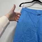 J. McLaughlin  Womens Broderick Pant 2 Blue Holiday Wide Leg Linen‎ Bright NWT Photo 1