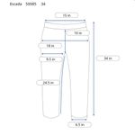 ESCADA Luxury Straight Leg Cropped Ankle Brown Pants Size 34 Photo 1