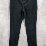 Faded Glory  Black Skinny Pullon Jeggings Straight Cotton Stretch M Medium 10 Photo 0