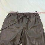 The Reset R | Label • Vegan Leather Joggers size s Brown Photo 8