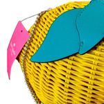 Kate Spade  PERFECT PICNIC LEMON WICKER CROSSBODY BAG Photo 1
