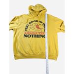 Disney Winnie The Pooh Hoodie Yellow Large Very Good At Doing Absolutely Nothing Photo 5
