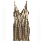Lulus  Champagne Showers Matte Bronze Sequin Bodycon Dress NWOT Photo 4