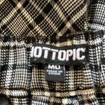 Hot Topic  Black White Plaid Pants Size Medium Photo 2