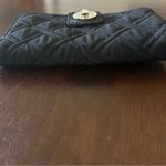 Vera Bradley  RFID TURN LOCK & ZIP ORGANIZER WALLET~BLACK~8” x 5” Photo 3