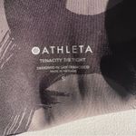 Athleta TENACITY BRUSH STROKES 7/8 TIGHT black grey small Photo 6