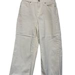 Uniqlo White Wide Straight Cropped High Rise Jeans Size 26 = 2 EUC #CA-2413 Photo 1
