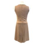 Tory Burch Azalea Square Neck Woolen Dress Camel Brown Size 6 Photo 4