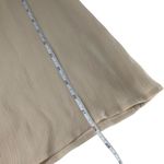 Sheer Beige silk Long Sleeve Embroidered Blouse Tie Waist flowy boho feminine m White Size M Photo 7