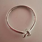 Kendra Scott Presleigh Silver Love Knot Ring Size 7.5 Photo 1