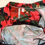 Body Touch Women's Red Floral Black Lace Silky Robe & Mini Slip Set Size Medium Photo 8