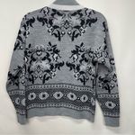 Diane Von Furstenberg Vintage  Sweater Ski Double Mock Neck Knit‎ Floral Photo 10