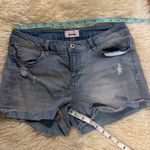 Bongo Distressed Denim Jean Short Shorts Light Wash Sz 9 Juniors Women’s Cotton Photo 6