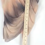 ZARA Asymmetrical Ruched MESH Sleeveless Stretch Lined Top 8030/427 LARGE NEW Photo 9