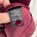 Lulus  whismygoth Burgundy crushed Velvet Backless Maxi Dress party holiday small Photo 8