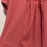 Free People Women's XS Leo Oversized Henley Top Waffle Knit Thermal Photo 6