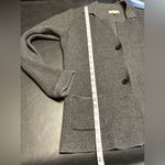 BENDETTA B. Women’s Merino Wool Cashmere Blend Gray Cardigan Sweater Size M Size M Photo 9
