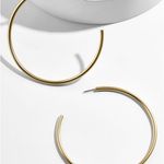 BaubleBar Gold Hoop Earrings Photo 0