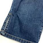 Tommy Jeans Five Pocket Denim Cropped High Rise Wide Leg Jeans Blue Size 13 Photo 1