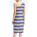 Banana Republic NWT  Striped One Shoulder Dress Photo 1