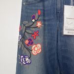 Sandrine Rose Size 28 Women's Embroidered‎ Vintage Culotte Wide Photo 2