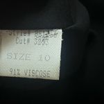 Vintage Andrea Polizzi for Rex Lester Black Maxi Skirt Beaded Slit Size 10 Glam Photo 6