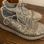 Silver‎ glitter boutique brand tennis shoes Silver Size 5.5 Photo 0
